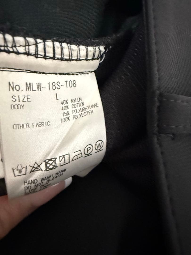 MARK&LONA★Lサイズパンツ★ブラック