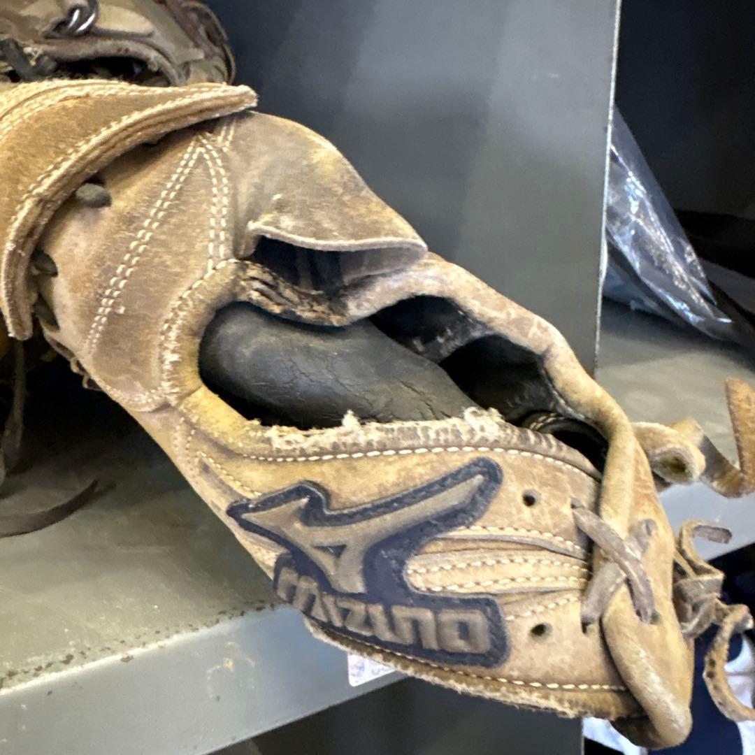 Mizuno 硬式グローブ ベージュ