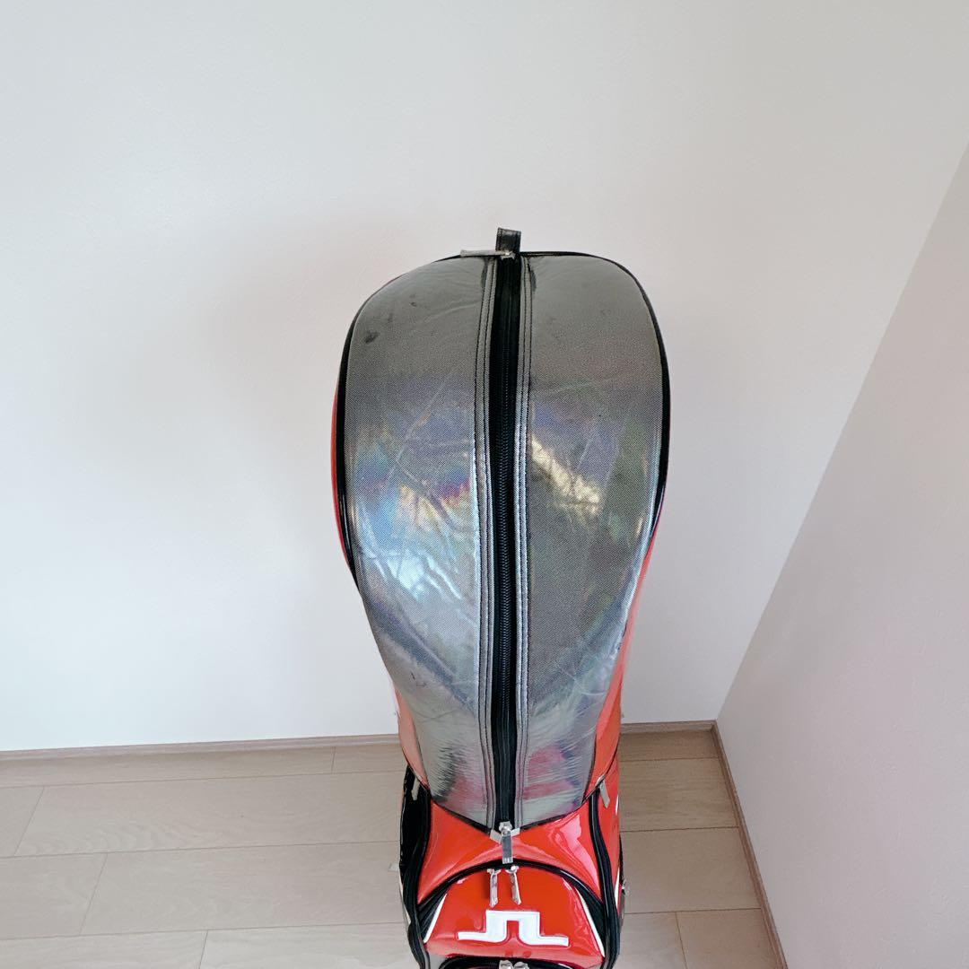 極美品 J.LINDEBERG ジェイリンドバーグ キャディバッグ 赤