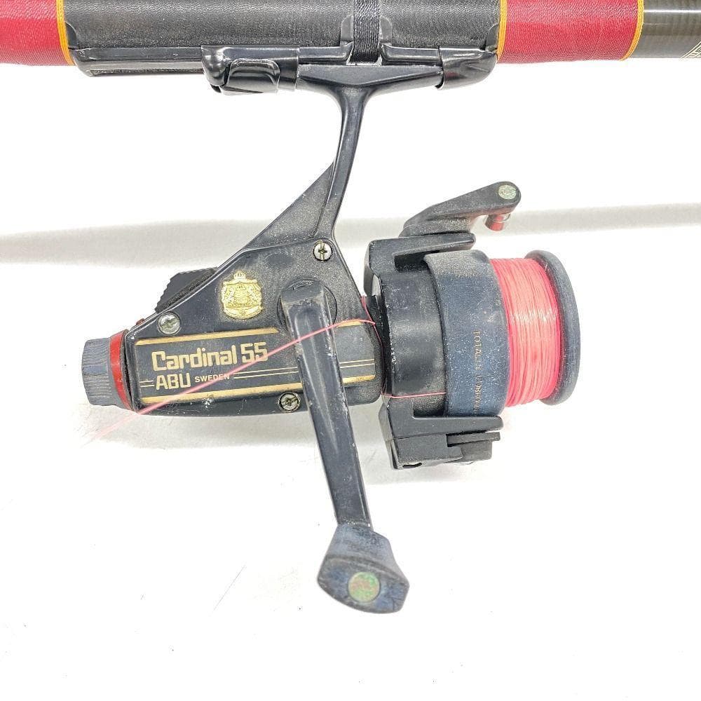 がま磯 中硬 2号 釣り竿 ABU Cardinal 55 リール