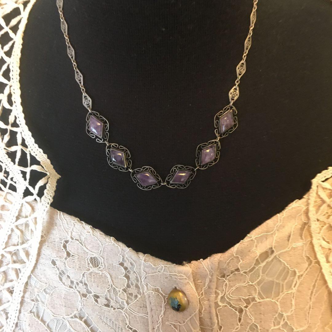 アンティークネックレス30's①