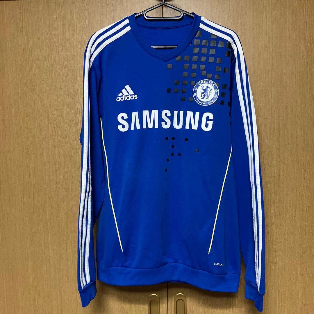 adidas × FCチェルシー × サムスン 長袖 ユニフォーム Lサイズ