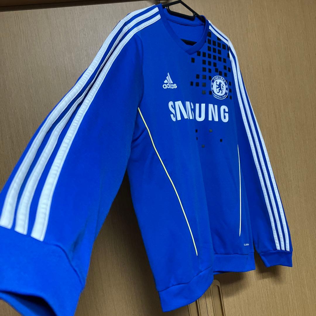 adidas × FCチェルシー × サムスン 長袖 ユニフォーム Lサイズ