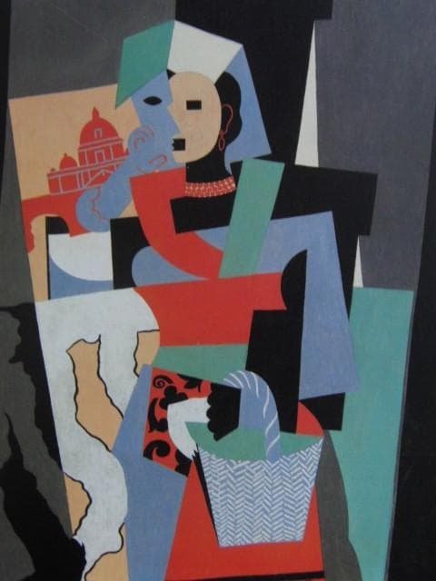 パブロ・ピカソ、イタリアの少女、希少な画集より、状態良好、新品高級額