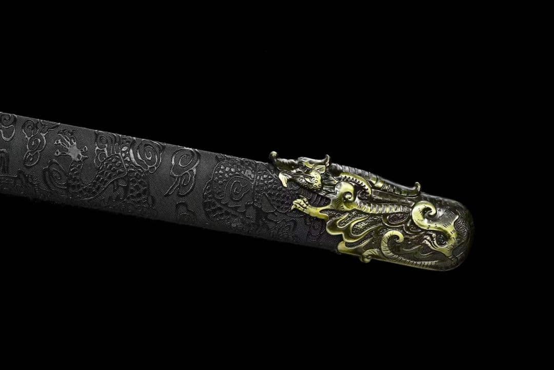 【龍紋唐剣】古兵器 武具　刀装具　日本刀　模造刀 居合刀