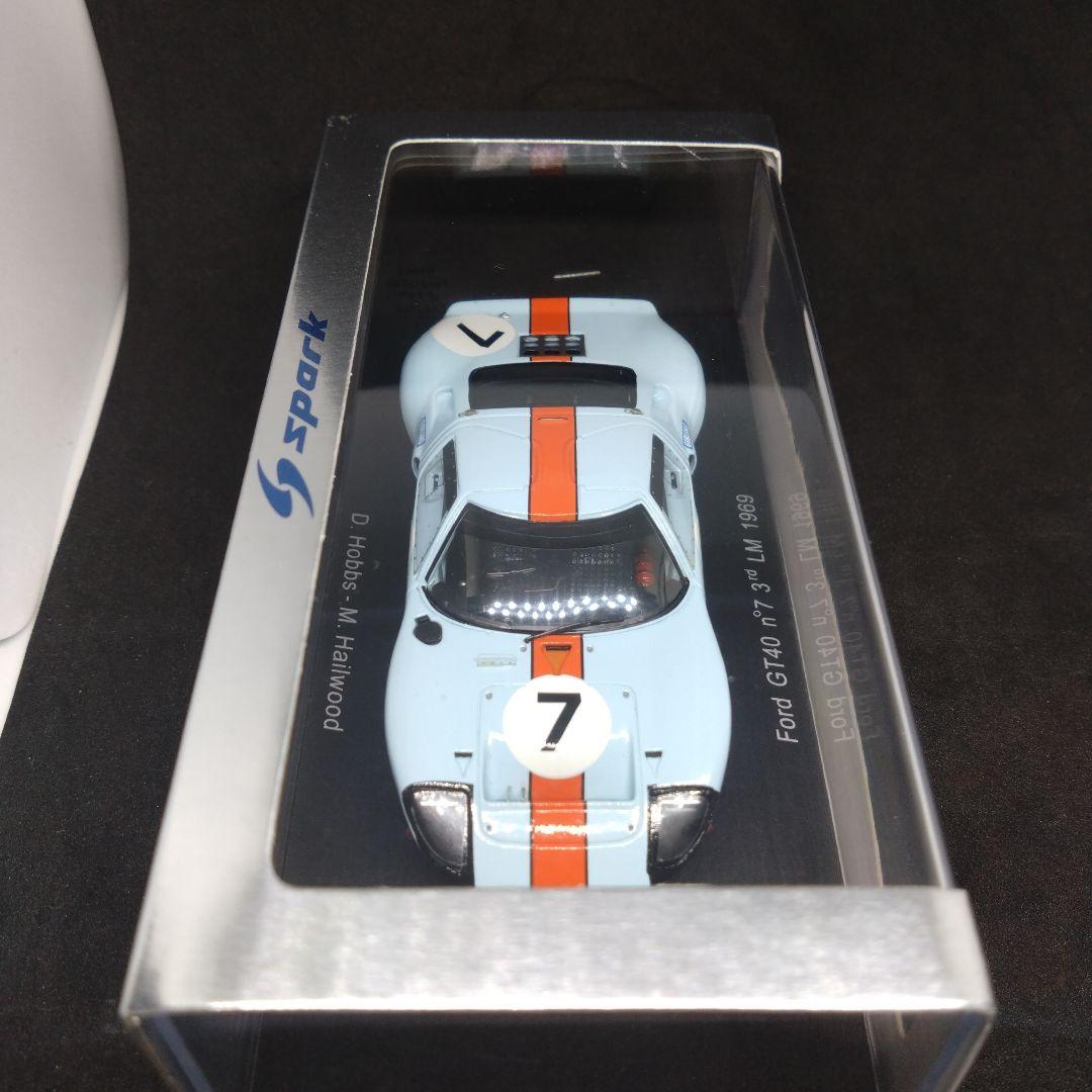 スパーク 1/43 フォード GT40 1969 ル・マン24時間 3位 ガルフ