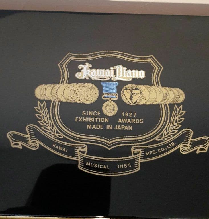 KAWAI LD-55 アップライトピアノ ブラック 高さ調整椅子付き