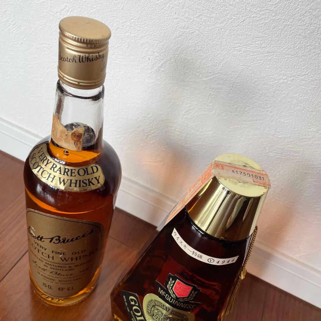 レア【未開栓】　古酒　まとめ売り　スコットブルース　ゴールドタッセル　ウイスキー