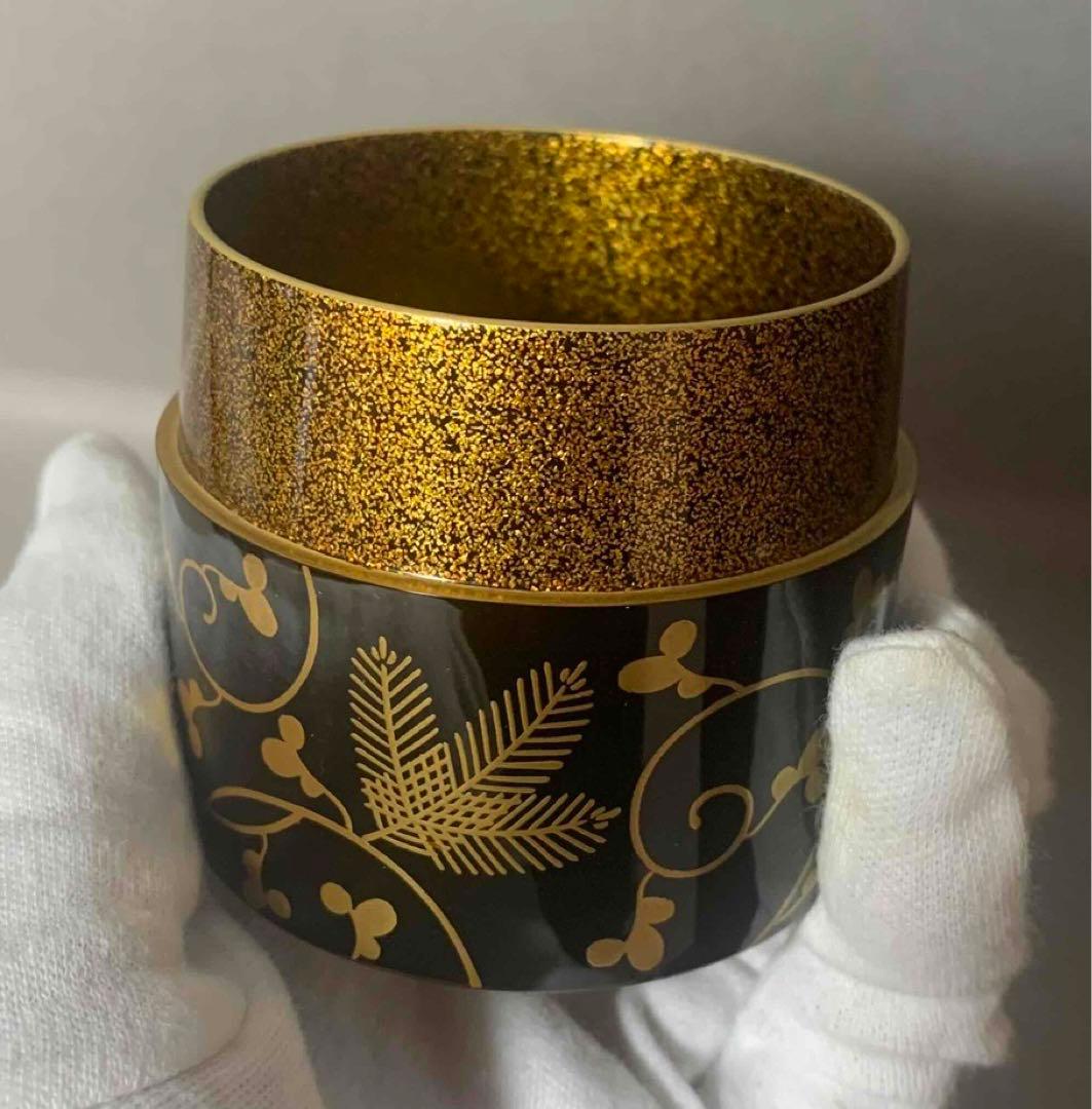 茶道具　松唐草中次　孝雄