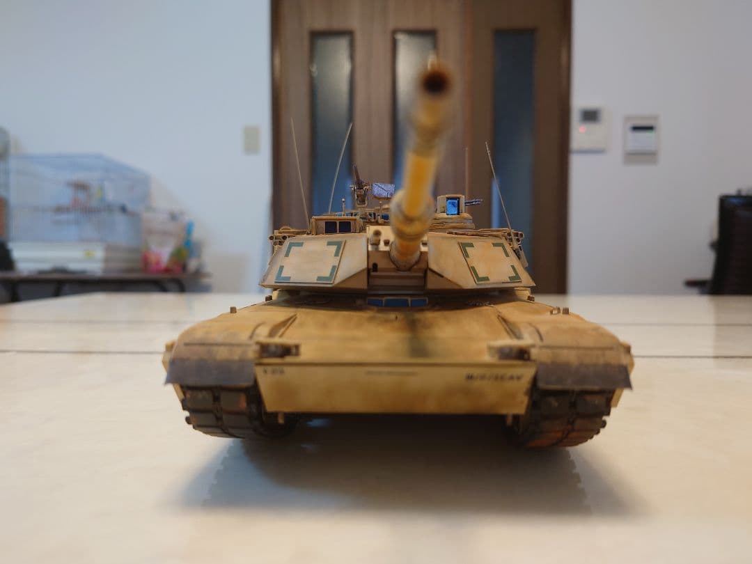 ホビーボス　戦車運搬車＆重装備セミトレーラー＆タミヤ　エイブラムス　1/35