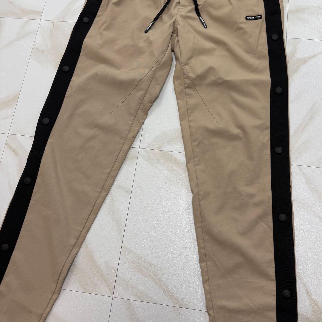 美品✨ マークアンドロナ ストレッチ ロングパンツ ベージュ L