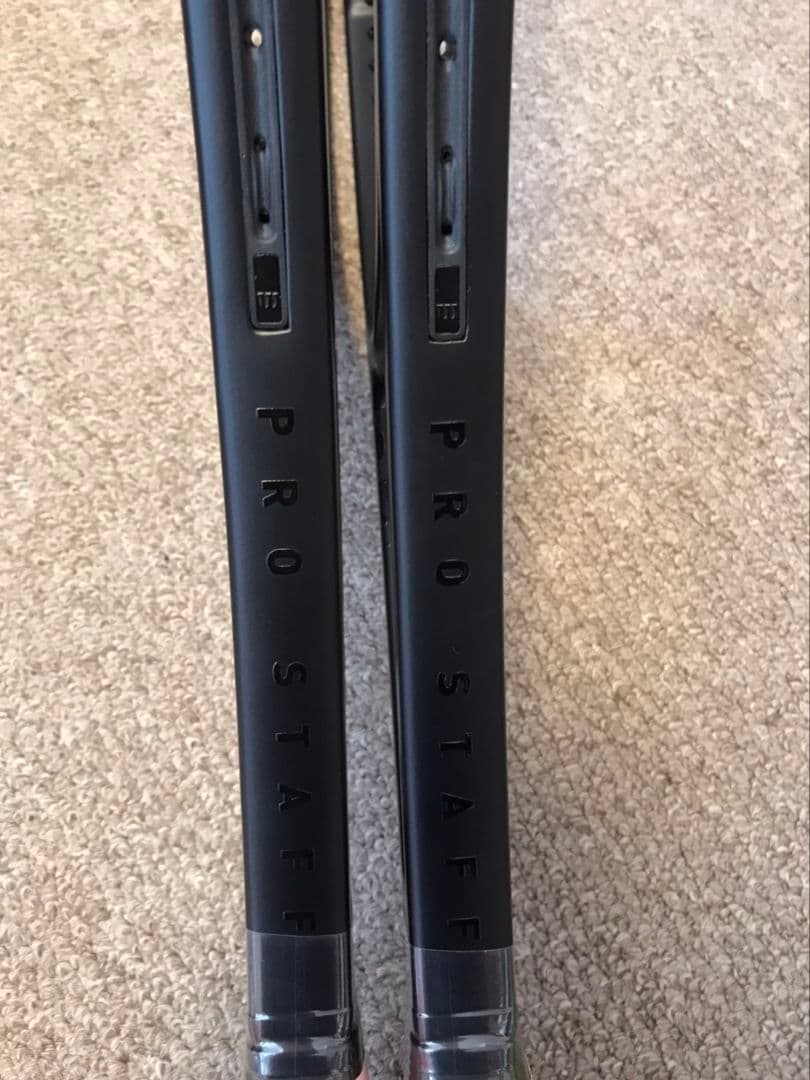ウィルソンのテニスラケット　NOIRプロスタッフ97V142本セット