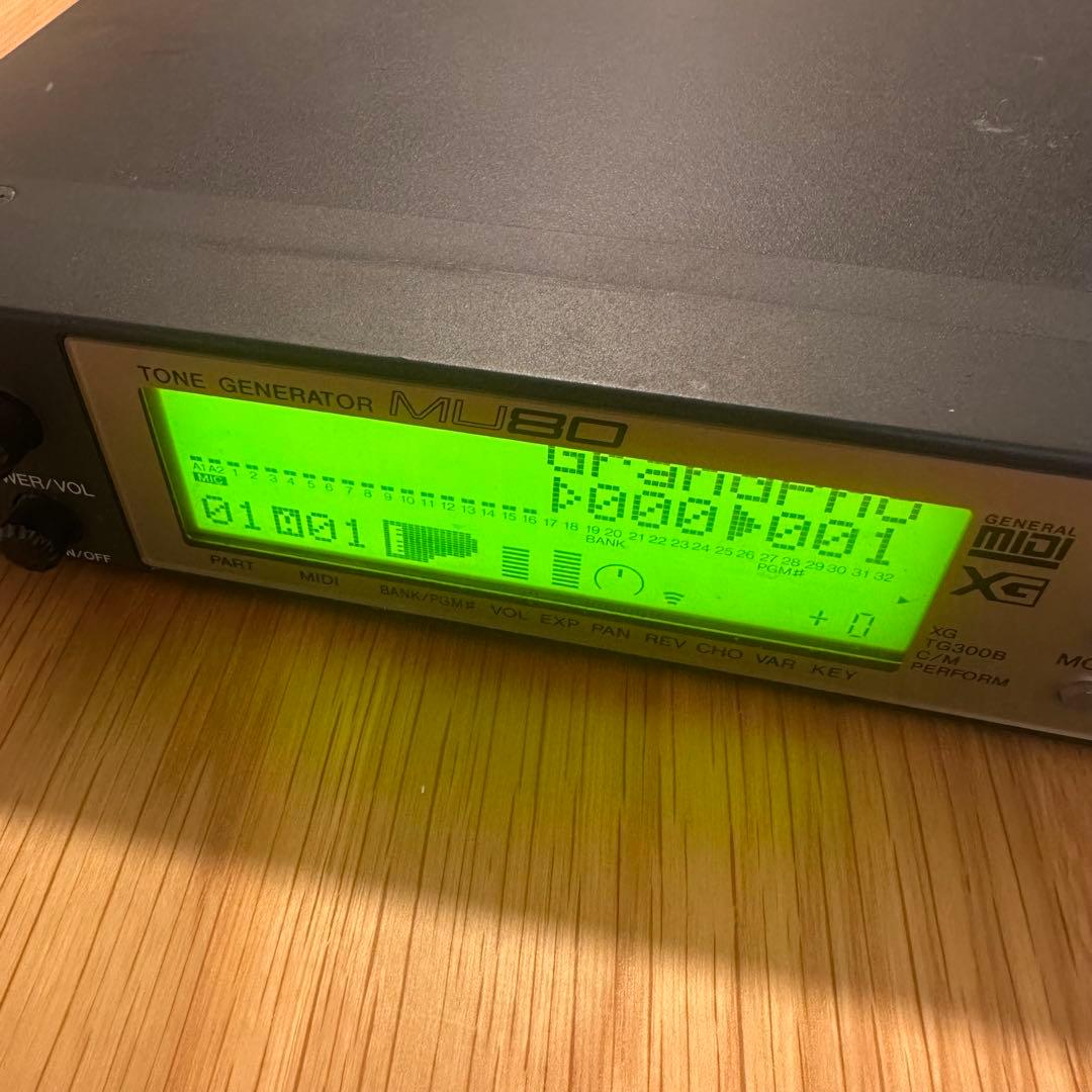 Yamaha MU80 音源 ハードウェア音源 現状品 MIDI DTM