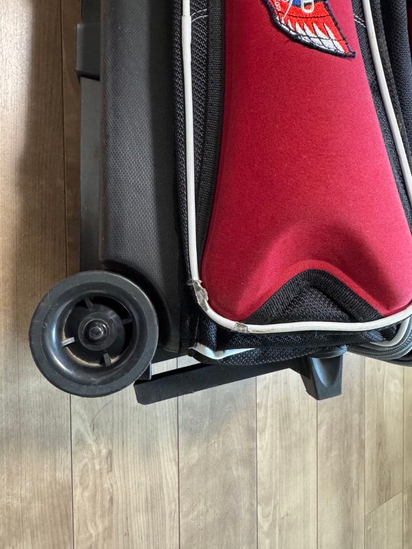 《掘り出し物》ボウリングバック　2個入り　赤