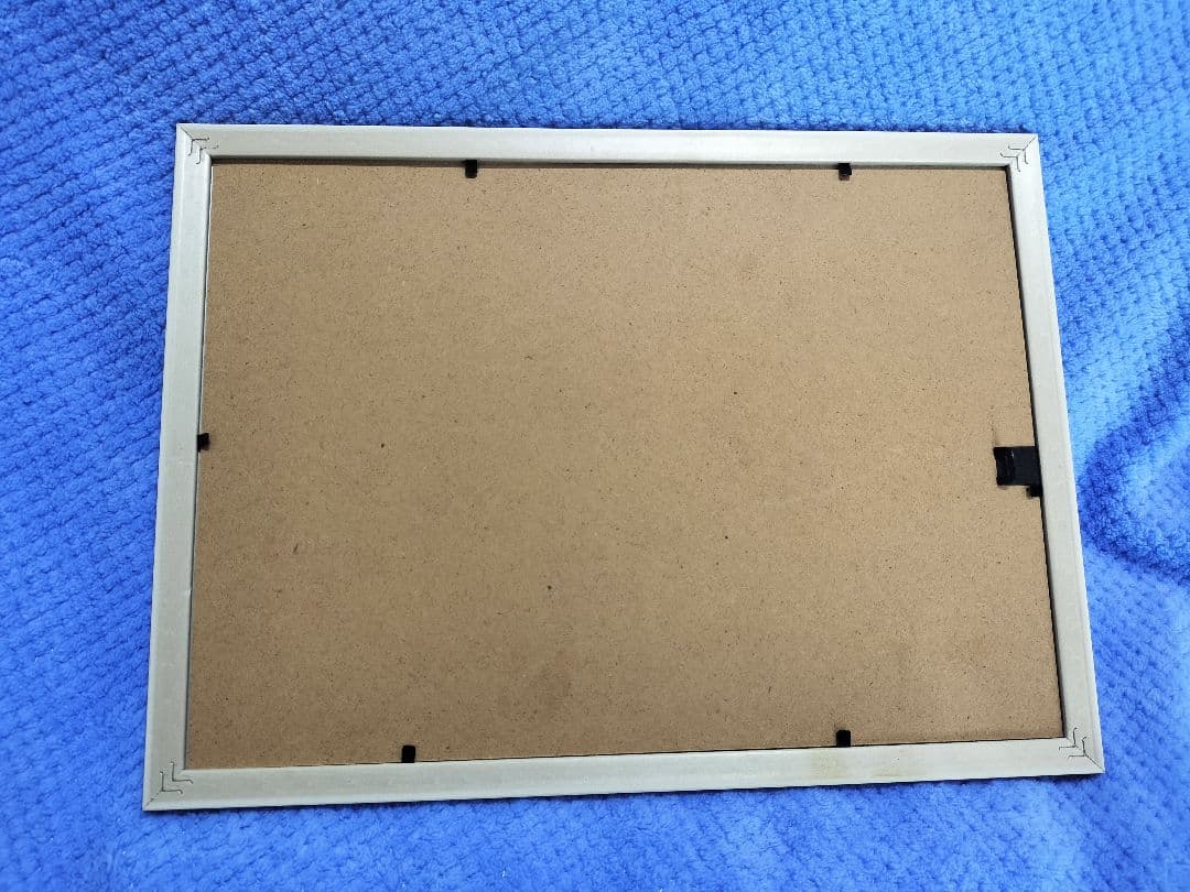 鉛筆画 二人のキャラクター 黒フレーム