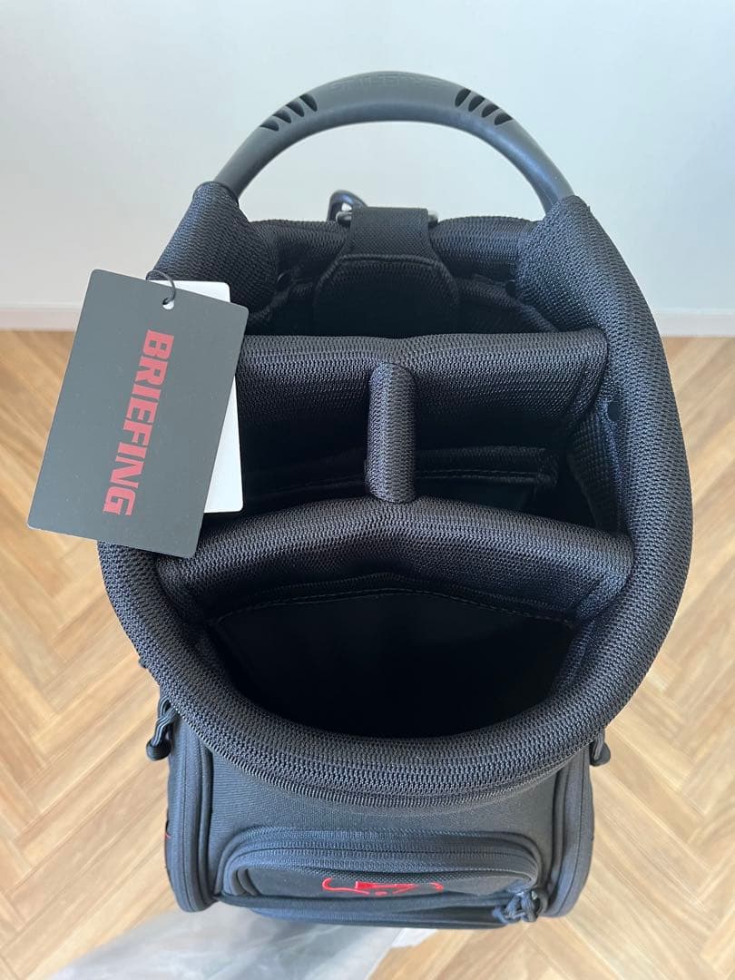 新品 送料込みCR-5#03ブラックBRIEFINGブリーフィングキャディバッグ