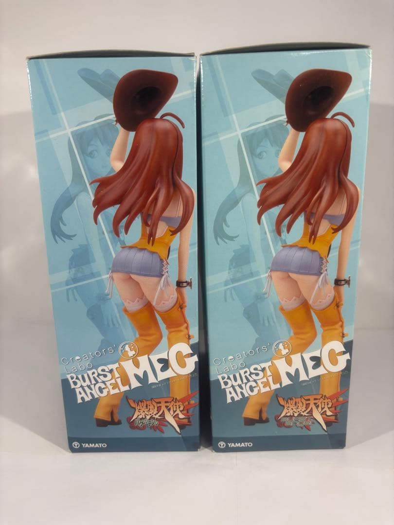 【未開封品】バーストエンジェル メグ フィギュア ホワイト イエロー 2体セット