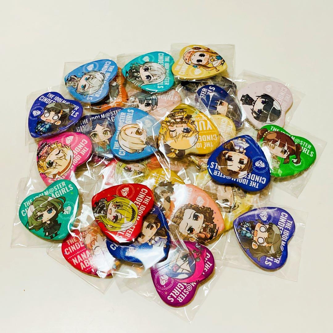 未開封✳️アイマス『アイドルマスター ミニッチュ ハート缶バッジ 29個』デレマス