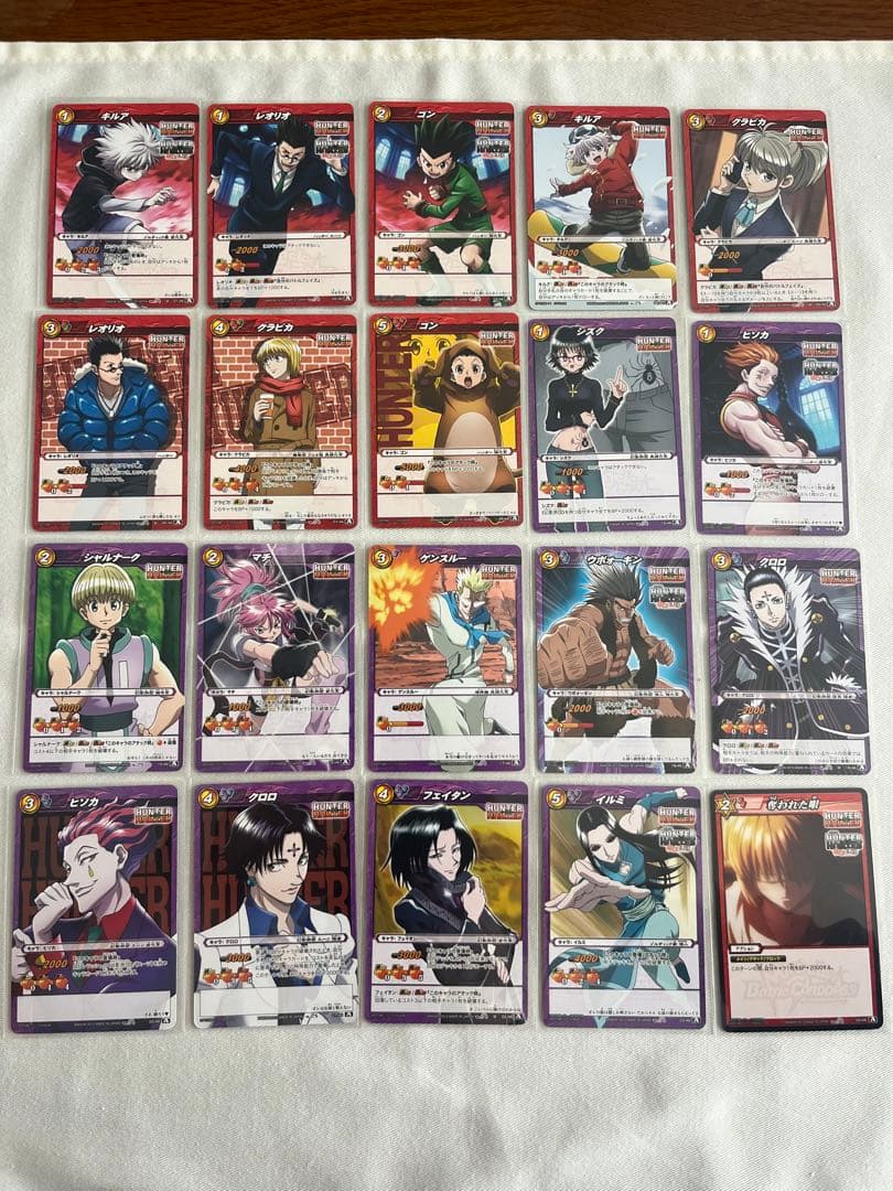 アニメキャラクター トレーディングカード 34枚セット