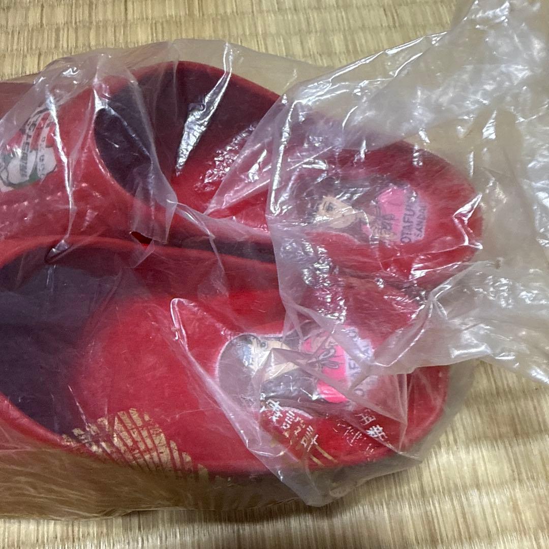 昭和レトロ　仮面ライダー V3 レッド 赤 子供用 サンダル