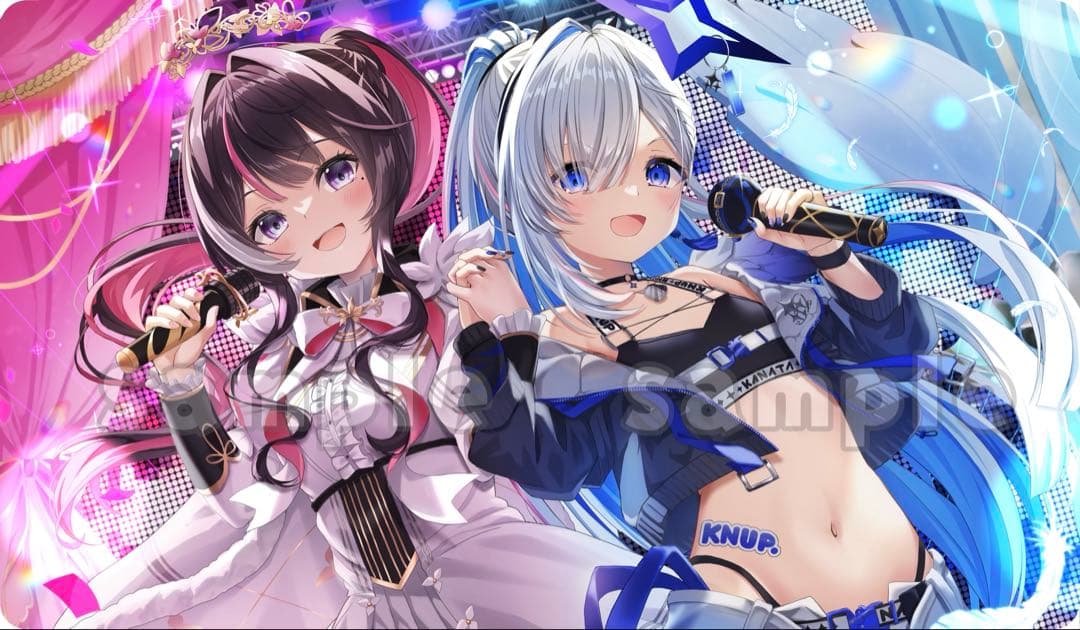 【正規品】天音かなた　AZKi ホロライブ　雪川桜空c107 プレイマット