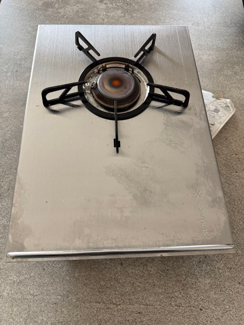 スノーピーク 廃盤品 ギガパワープレートバーナーLI ケースセット