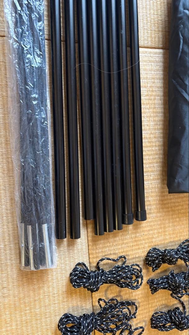 車連結ポップアップテント　車中泊　ブラック2×2m