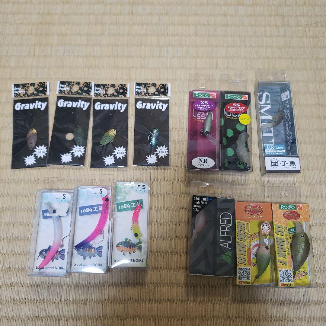 エリアトラウト　マニフェス　オリカラ　グラビティ、他【値下げ】