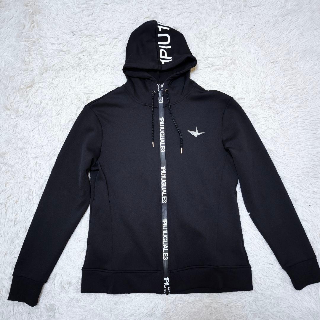 未使用級 1PIU1UGUALE3 GOLF ストレッチジャージセットアップⅤ黒