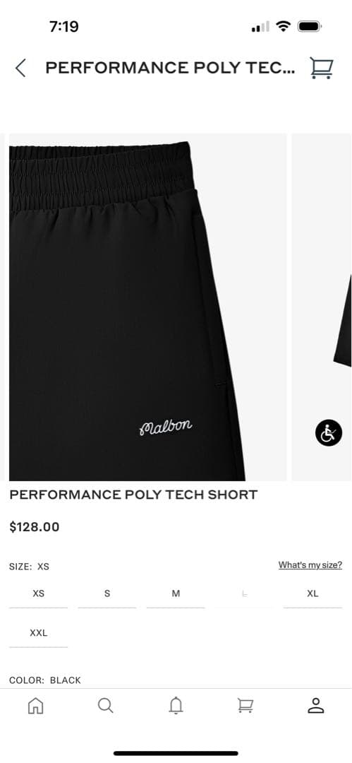 マルボン　Malbon パフォーマンスウェア上下セット　ブラック