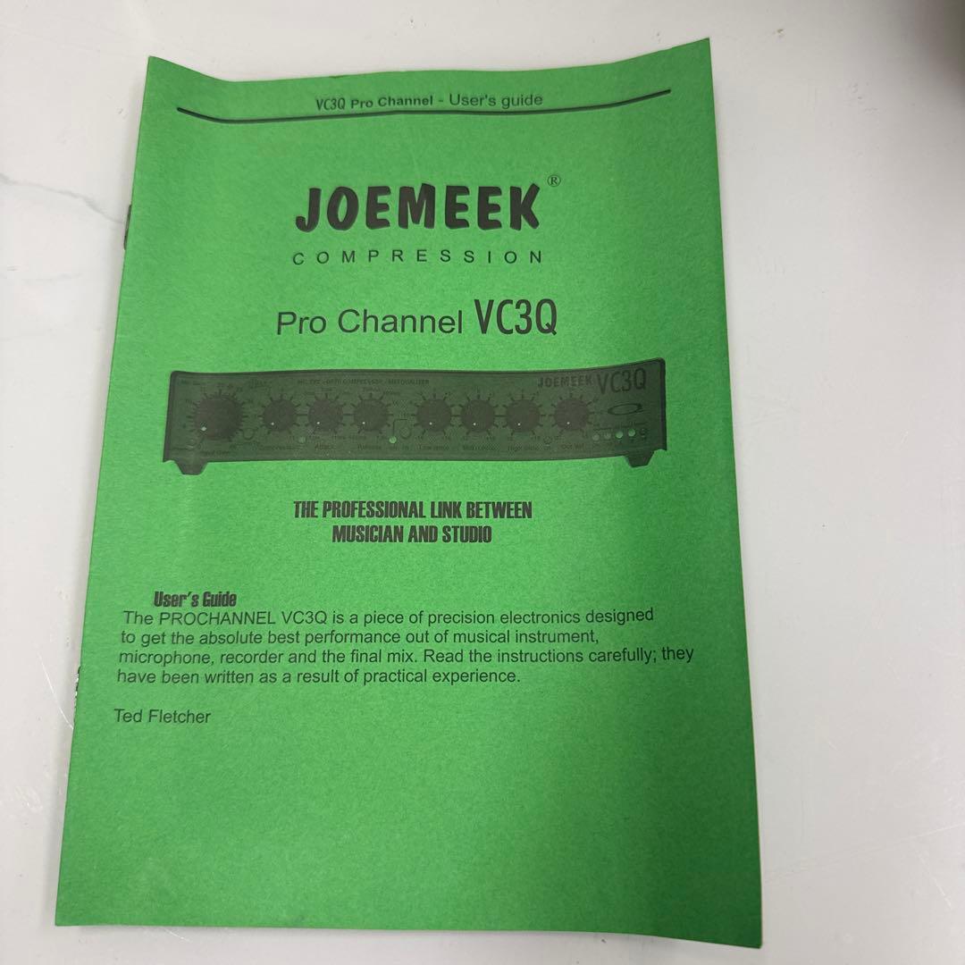 ■JOEMEEK ProChannel VC3Q マイクプリ アンプ