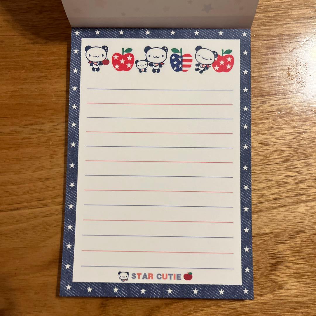 平成レトロ　メモ帳　サンエックス　Star Cutie パンダ　2001年