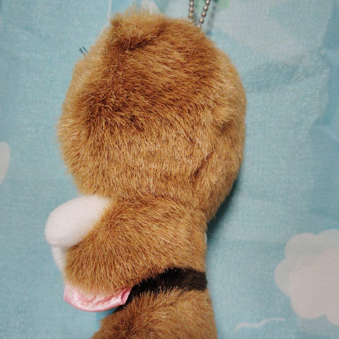 サンリオ ハローキティ しっぽ倶楽部 アライグマ マスコットホルダー ぬいぐるみ