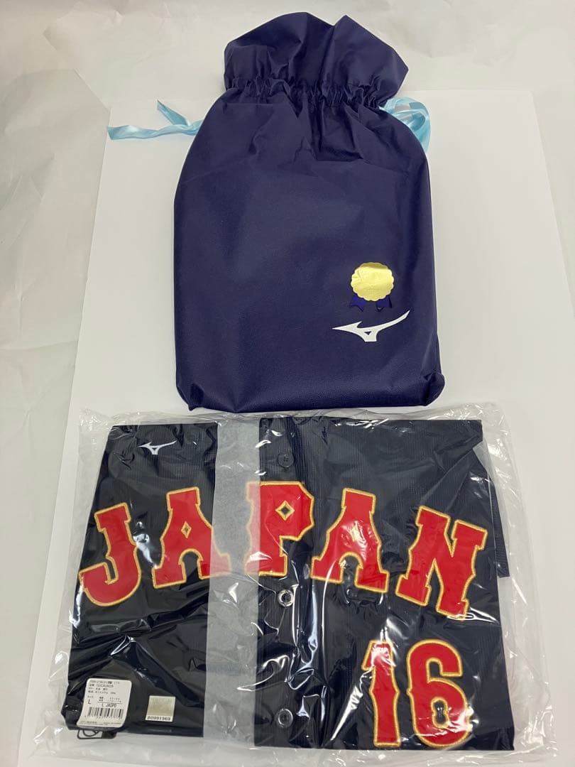 〈取引中〉 WBC2023レプリカユニホームシャツ　大谷選手　L 新品、未使用