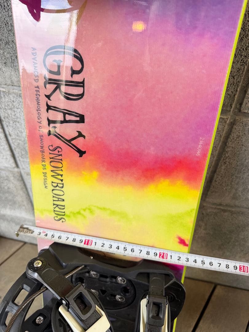 【使用少】GRAY CUB-X 124cm FLOWビンディング セット 高性能