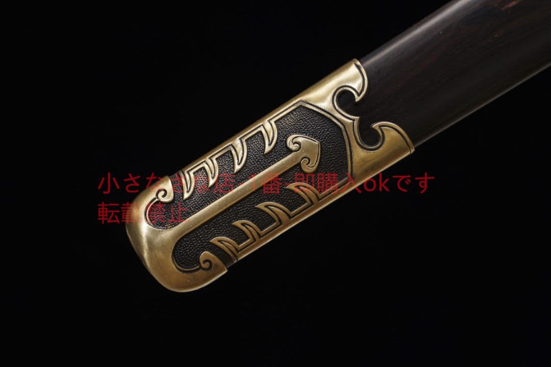 天影唐横刀千目紋金  古兵器 武具 刀装具 日本刀 模造刀 居合刀