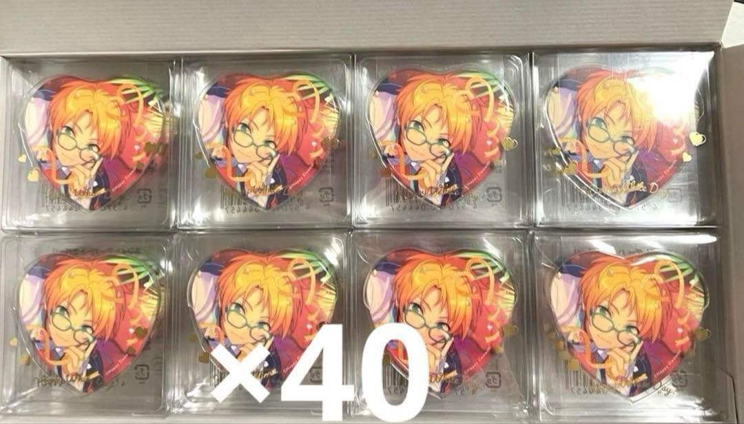 あんスタ 遊木真 ホワイトデー ハート缶バッジ