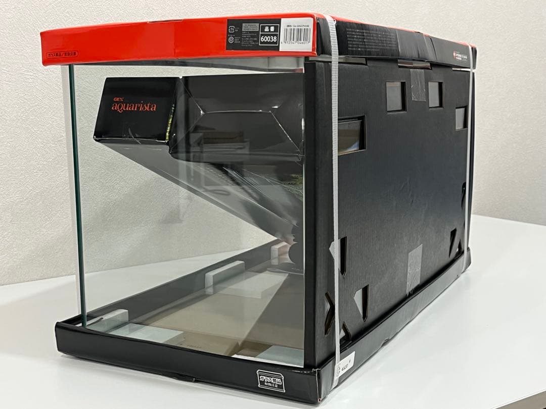 f037 未開封　GEX アクアリスタ　グラスカスタム　600 水槽　60038