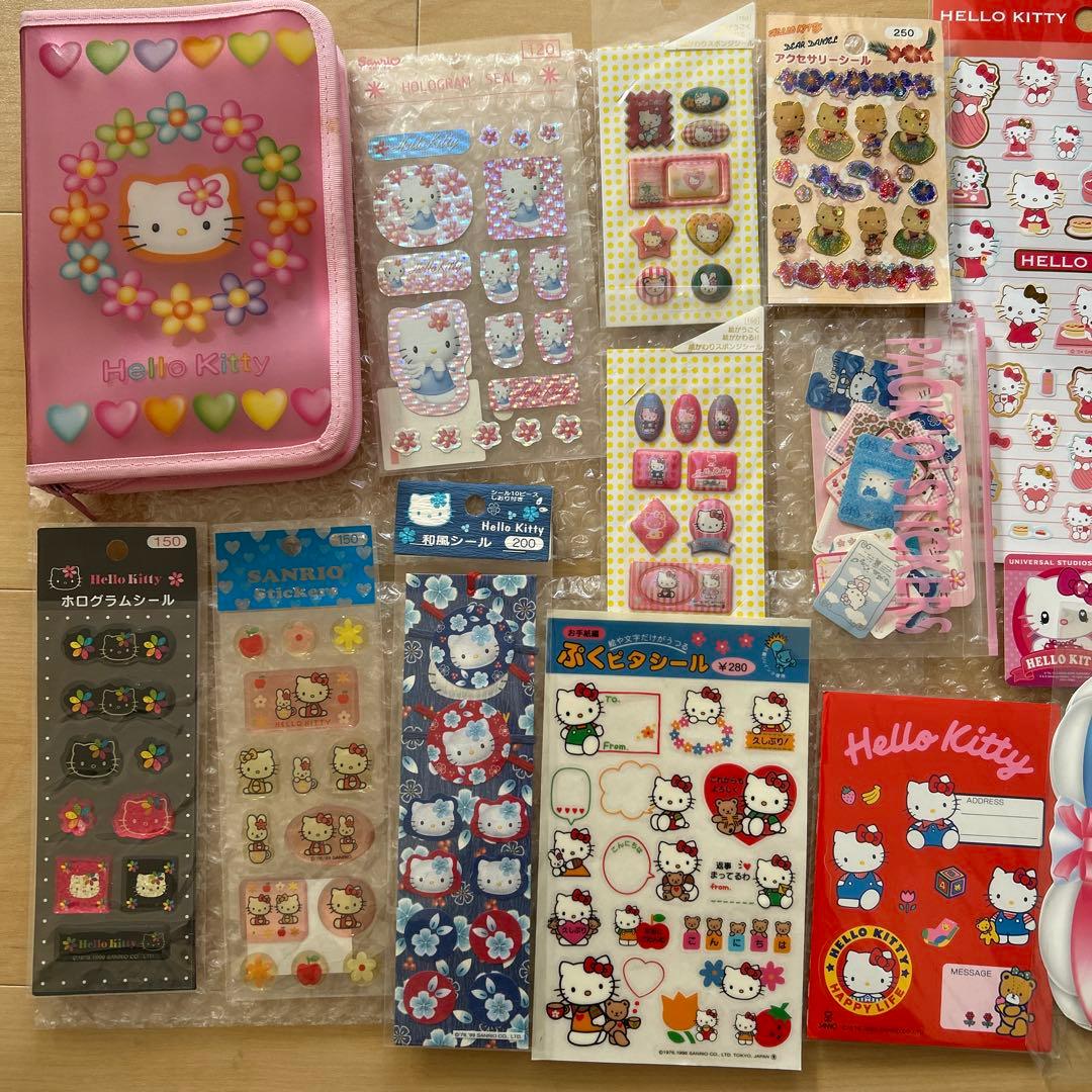 キティ　日焼け　ステッカー　シール　平成