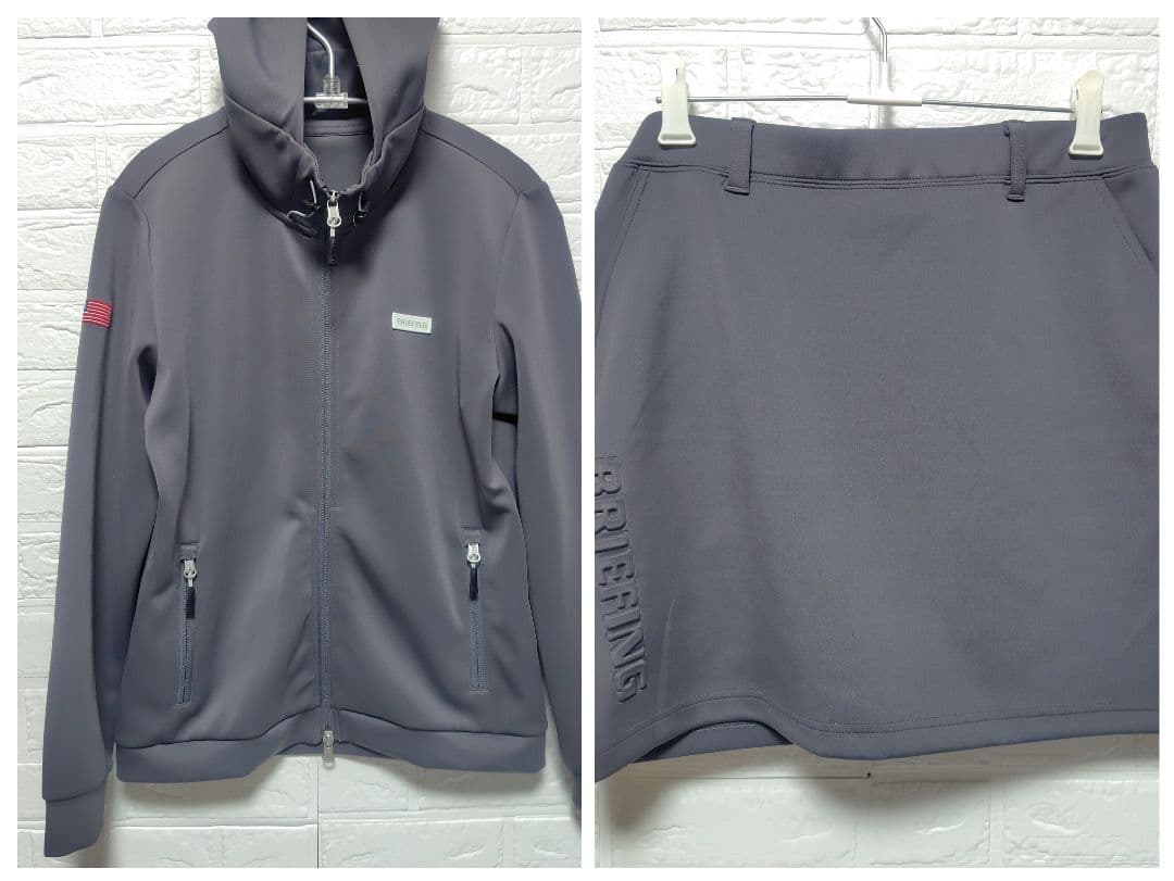 ブリーフィング　ゴルフ　3Dロゴ　パーカー　スカート　セットアップ