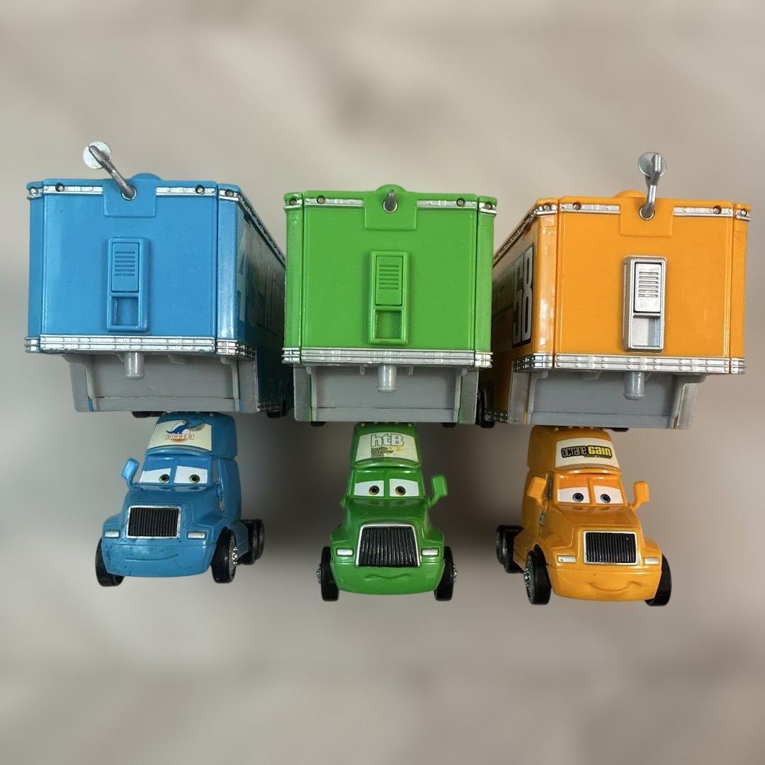 マテル カーズ ハウラー 3台セットトラック ミニカー チック キング 正規品