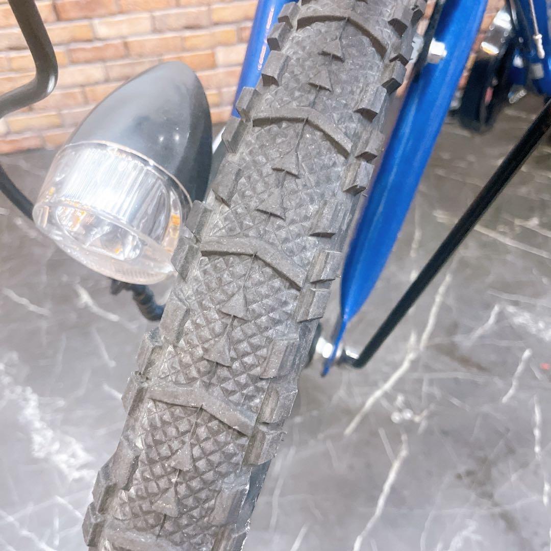 【18】子供用自転車 子供車 DRIDE ブルー 20インチ 外装変速付き