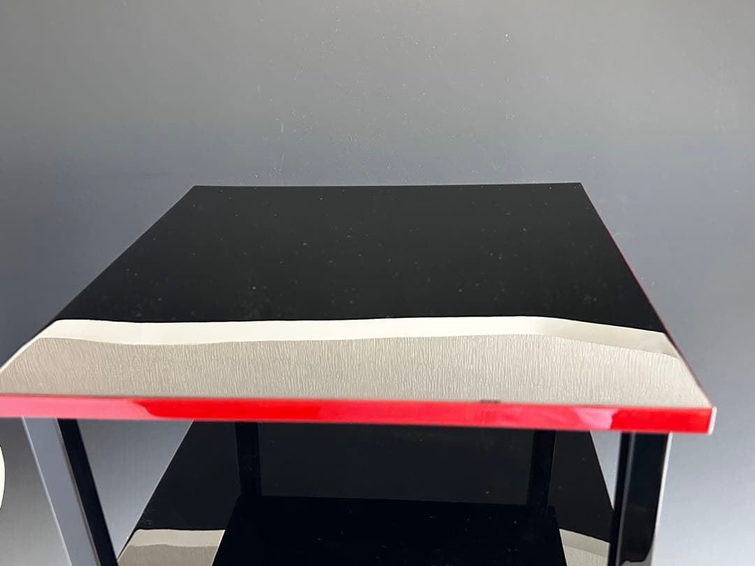 茶道具　玄々斎好　更好棚　輪島塗　若島丈史　共箱　組立式　棚物　稽古　茶会　漆器