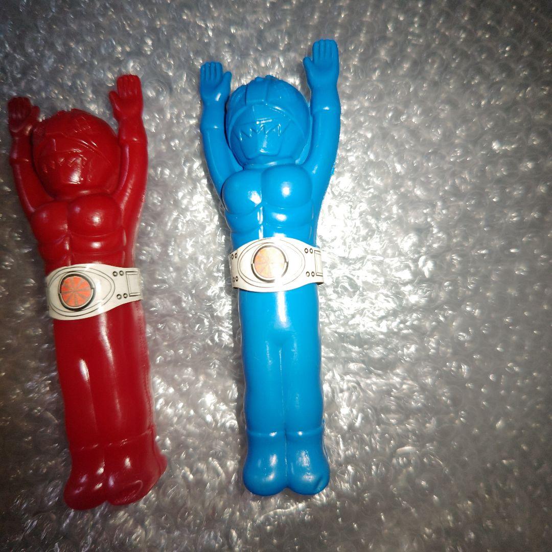 仮面ライダー　ポリ人形　ソフビ　パチ　14cm　3種