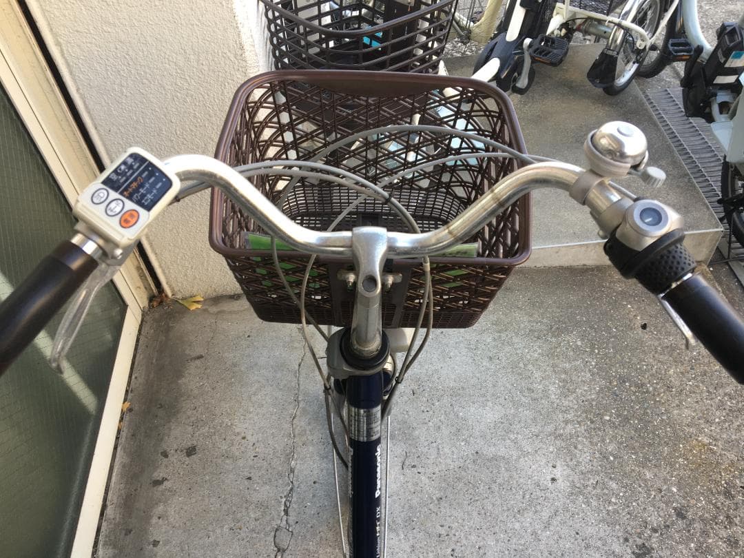 地域限定送料無料　ビビ　DX　6,6AH　子供乗せ　青　神戸市　電動自転車