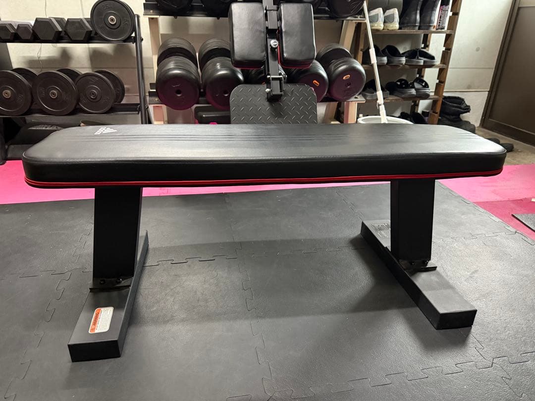 [引き取り限定]　アディダス　トレーニングフラットベンチ