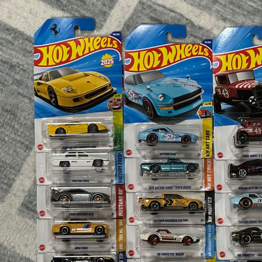 ホットウィール ベーシック 36台セット⑦ フェラーリ GT-R等