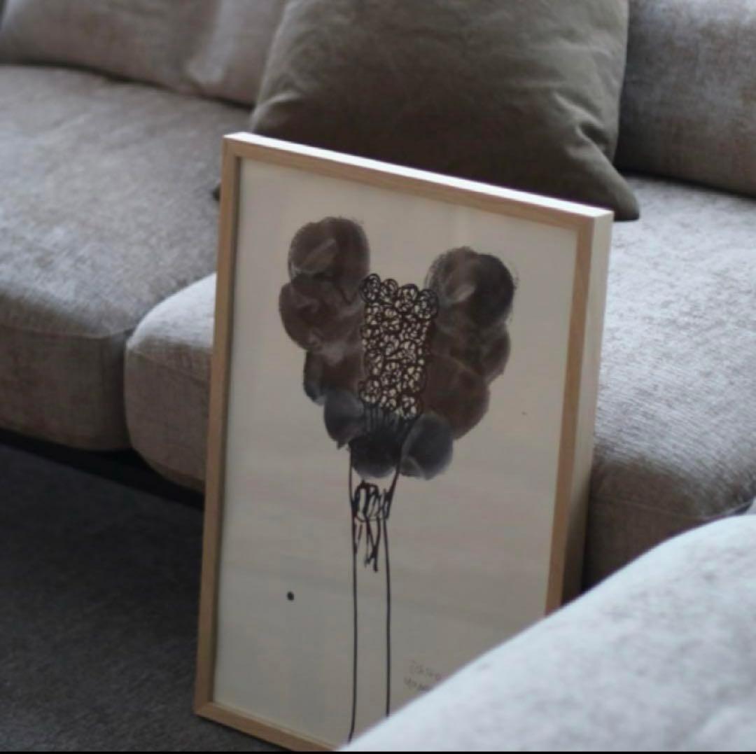 山口一郎さんの直筆サイン入り絵　Mサイズ