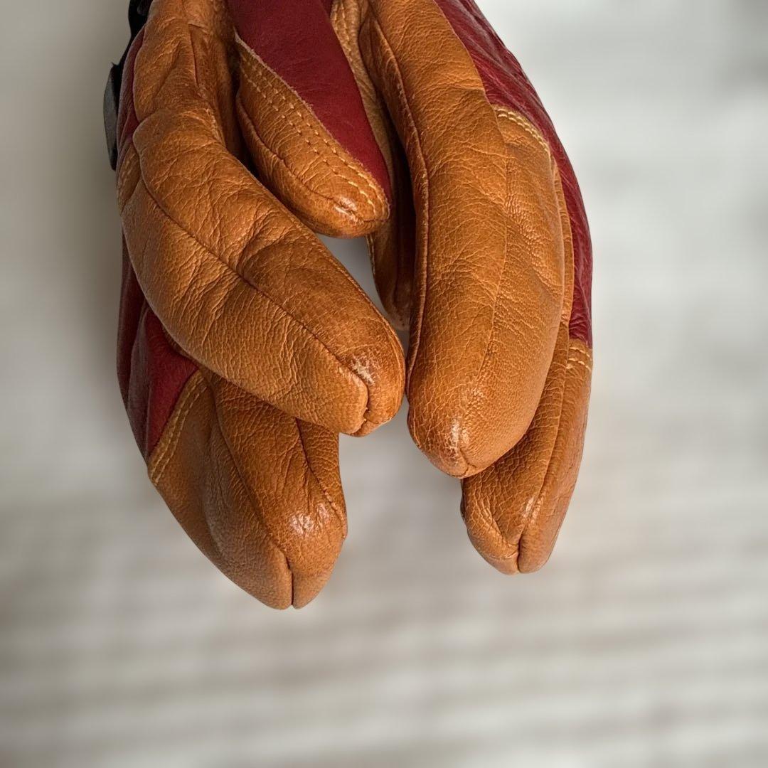 Hestra へストラ　3フィンガー・フル・レザー　サイズ6