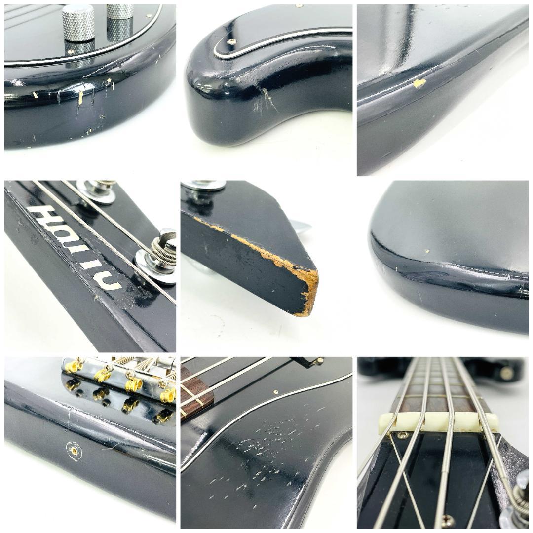 HALLY エレキベース ブラック 黒PG 70’s 国産ビンテージ【整備品】